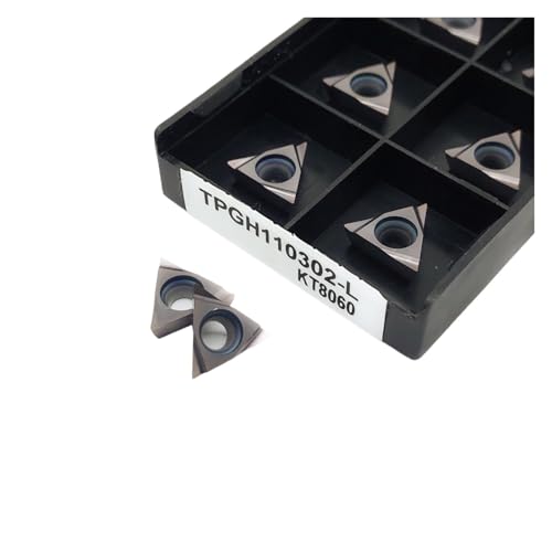 Indexierbare Drehklinge aus Metall 10 Stück TPGH090202 TPGH080202 TPGT060102 TPGH110302-L KT8060 Außendrehwerkzeug aus Hartlegierung Schneidwerkzeuge (TPGH110302-L KT8060) von BORRGTU
