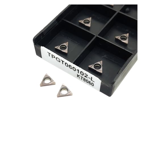 Indexierbare Drehklinge aus Metall 10 Stück TPGH090202 TPGH080202 TPGT060102 TPGH110302-L KT8060 Außendrehwerkzeug aus Hartlegierung Schneidwerkzeuge (TPGT060102-L KT8060) von BORRGTU