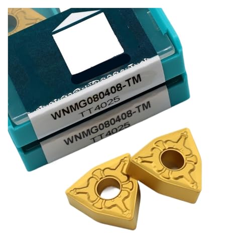 Indexierbare Drehklinge aus Metall 10 Stück WNMG080408 TM TT4025 TT4125 Drehwerkzeug aus Hartlegierung Werkzeuge zum Drehen aus Metall (WNMG080408 TM TT4025) von BORRGTU
