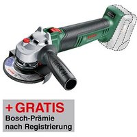 AKTION: BOSCH Home & Garden UniversalGrind 18V-75 Akku-Winkelschleifer 18,0 V, ohne Akku mit Prämie nach Registrierung AKTION: BOSCH Home & Garden UniversalGrind 18V-75 Akku-Winkelschleifer 18,0 V, ohne Akku mit Prämie nach Registrierung von BOSCH Home & Garden