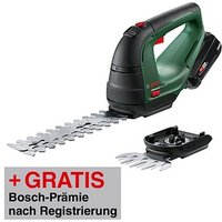 AKTION: BOSCH Home & Garden AdvancedShear 18V-10 Grasschere 18,0 V, mit Akkus mit Prämie nach Registrierung AKTION: BOSCH Home & Garden AdvancedShear 18V-10 Grasschere 18,0 V, mit Akkus mit Prämie nach Registrierung von BOSCH Home & Garden