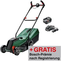 AKTION: BOSCH Home & Garden CityMower 18V-32-300 Akku-Rasenmäher 18,0 V für bis zu 300 m², mit 1 Akku mit Prämie nach Registrierung AKTION: BOSCH Home & Garden CityMower 18V-32-300 Akku-Rasenmäher 18,0 V für bis zu 300 m², mit 1 Akku mit Prämie nach Registrierung von BOSCH Home & Garden