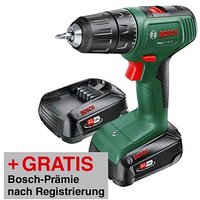 AKTION: BOSCH Home & Garden EasyDrill 18V-40 Akku-Bohrschrauber-Set 18,0 V, mit 2 Akkus mit Prämie nach Registrierung AKTION: BOSCH Home & Garden EasyDrill 18V-40 Akku-Bohrschrauber-Set 18,0 V, mit 2 Akkus mit Prämie nach Registrierung von BOSCH Home & Garden