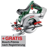 AKTION: BOSCH Home & Garden PKS 18 LI Akku-Handkreissäge 18,0 V, ohne Akku mit Prämie nach Registrierung AKTION: BOSCH Home & Garden PKS 18 LI Akku-Handkreissäge 18,0 V, ohne Akku mit Prämie nach Registrierung von BOSCH Home & Garden