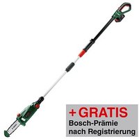 AKTION: BOSCH Home & Garden UniversalChainPole 18 Akku-Hochentaster 18,0 V, mit 1 Akku mit Prämie nach Registrierung AKTION: BOSCH Home & Garden UniversalChainPole 18 Akku-Hochentaster 18,0 V, mit 1 Akku mit Prämie nach Registrierung von BOSCH Home & Garden