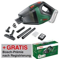 AKTION: BOSCH Home & Garden UniversalVac 18 Akku-Handstaubsauger ohne Akku mit Prämie nach Registrierung AKTION: BOSCH Home & Garden UniversalVac 18 Akku-Handstaubsauger ohne Akku mit Prämie nach Registrierung von BOSCH Home & Garden