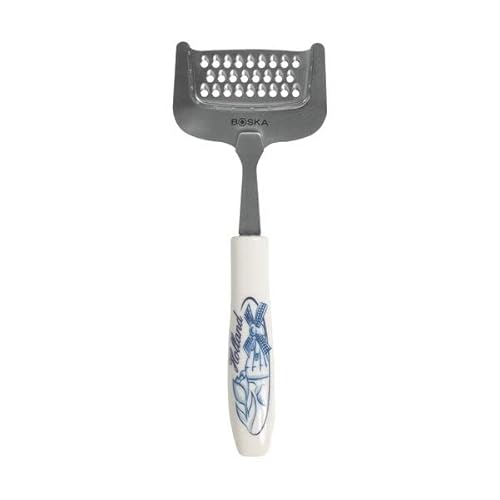 Boska Käsereibe Delfter Blau/typisch niederländisch/Keramik/Edelstahl/Weiß/Blau/Silber / 200 x 75 x 20 mm Boska Käsereibe Delfter Blau/typisch niederländisch/Keramik/Edelstahl/Weiß/Blau/Silber / 200 x 75 x 20 mm von BOSKA