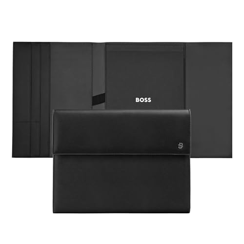 A4 Schreibmappe Double B Black & Gun von BOSS