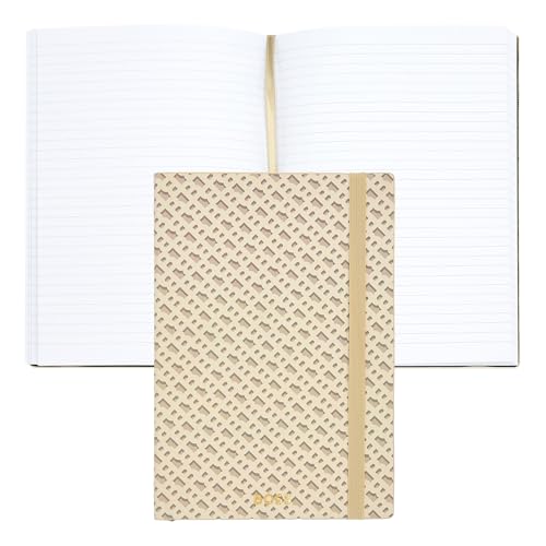 BOSS A5 Notizbuch Monogram Cream Lined BOSS A5 Notizbuch Monogram Cream Lined von BOSS
