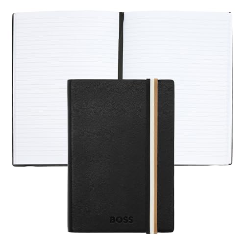 Iconic Black Lined Notizbuch A6 Iconic Black Lined Notizbuch A6 von BOSS