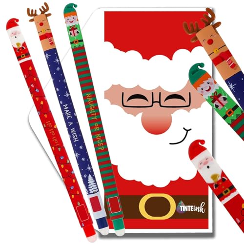 BOSSETY 3PCS Gelschreiber Radierbar丨2025 Neuer Weihnachtsstifte - Weihnachtsmann-, Rentier- und Kindertrio: Magische löschbare Weihnachtsstifte丨Radierbarer Kugelschreiber BOSSETY 3PCS Gelschreiber Radierbar丨2025 Neuer Weihnachtsstifte - Weihnachtsmann-, Rentier- und Kindertrio: Magische löschbare Weihnachtsstifte丨Radierbarer Kugelschreiber von BOSSETY