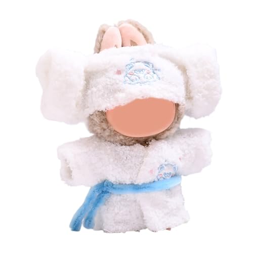 BOSSETY Labu Puppenkleidung für 17cm Labu Puppe, 3-in-1 Bademantel Set, Passende Kleidung für die Plüsch Toy, Labu Kleidung Set für 17cm Puppe, Geeignet zum Fotografieren und Sammeln BOSSETY Labu Puppenkleidung für 17cm Labu Puppe, 3-in-1 Bademantel Set, Passende Kleidung für die Plüsch Toy, Labu Kleidung Set für 17cm Puppe, Geeignet zum Fotografieren und Sammeln von BOSSETY