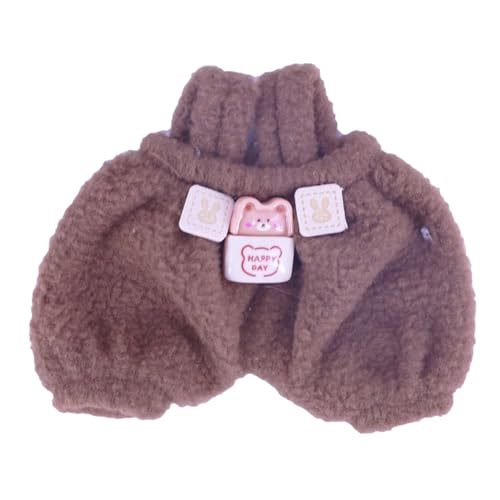 BOSSETY Labubu Kleidung, Bekleidung für 17cm Labubu Plüsch, nur Bekleidungs (Keine Puppen), Einfach an- und auszuziehen, geeignet zum Fotografieren und Sammeln, DIY Geschenke (2-Kaffee) von BOSSETY