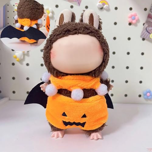 Halloween-Thema Puppenkleidung für 17cm Puppe, Passende Kleidung für die Plüsch Toy, Kleidung Set für 17 cm große Puppe, Geeignet zum Fotografieren und Sammeln, modisches Spielzeug (C) von BOSSETY