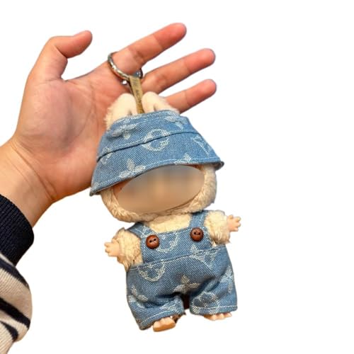 Puppe Kleidung, Bekleidung für 17cm Puppe Plüsch, Kuscheltier Kleidung Outfit nur Bekleidungs zubehör für 17cm Puppe Plush Pullover Hoodie Bekleidung (A) von BOSSETY