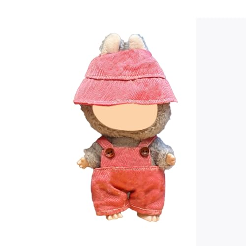 Puppe Kleidung, Bekleidung für 17cm Puppe Plüsch, Kuscheltier Kleidung Outfit nur Bekleidungs zubehör für 17cm Puppe Plush Pullover Hoodie Bekleidung (C) von BOSSETY