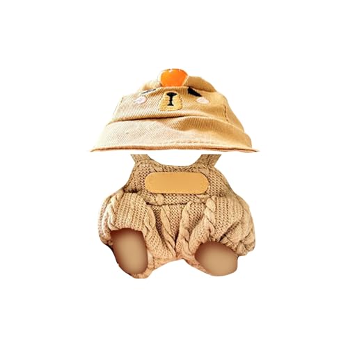 Labu Puppenkleidung für 17cm Labu Puppe, Passende Kleidung für die Plüsch Toy, Labu Kleidung Set für 17 cm große Puppe, Geeignet zum Fotografieren und Sammeln, Modisches süßes Spielzeug (C) von BOSSETY