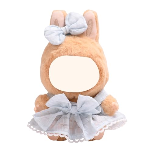 Labu Puppenkleidung für 17cm Labu Puppe, Passende Kleidung für die Plüsch Toy, Labu Kleidung Set für 17 cm große Puppe, Geeignet zum Fotografieren und Sammeln, Modisches süßes Spielzeug (G) von BOSSETY
