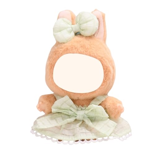 Labu Puppenkleidung für 17cm Labu Puppe, Passende Kleidung für die Plüsch Toy, Labu Kleidung Set für 17 cm große Puppe, Geeignet zum Fotografieren und Sammeln, Modisches süßes Spielzeug (I) von BOSSETY