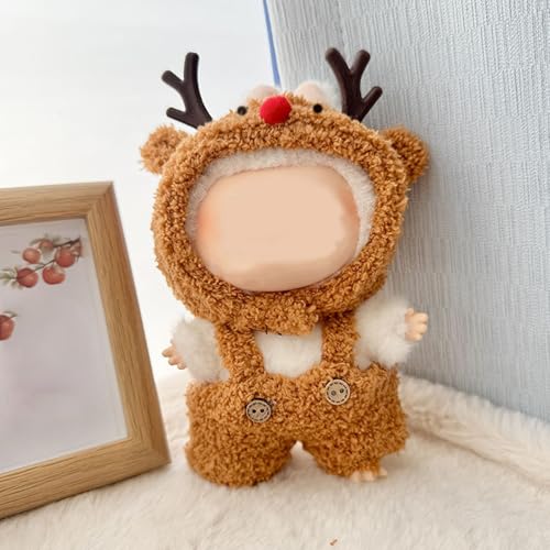Labu Puppenkleidung für 17cm Labu Puppe, Passende Kleidung für die Plüsch Toy, Labu Kleidung Set für 17 cm große Puppe, Geeignet zum Fotografieren und Sammeln, modisches Spielzeug (C) von BOSSETY