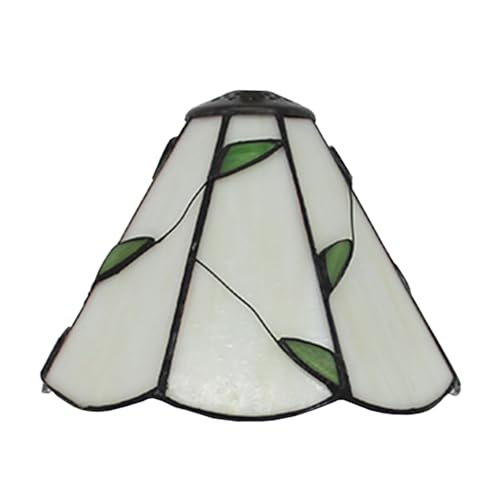BOTOWI 8 Zoll breite Tiffany Lampenschirm Zubehör Ersatz Nur Buntglas Grünes Blatt Traube Lampenschirme Vintage Beige Gelb Licht Abdeckung für Tischlampe Pendelleuchte Schreibtischleuchte,Beige BOTOWI 8 Zoll breite Tiffany Lampenschirm Zubehör Ersatz Nur Buntglas Grünes Blatt Traube Lampenschirme Vintage Beige Gelb Licht Abdeckung für Tischlampe Pendelleuchte Schreibtischleuchte,Beige von BOTOWI