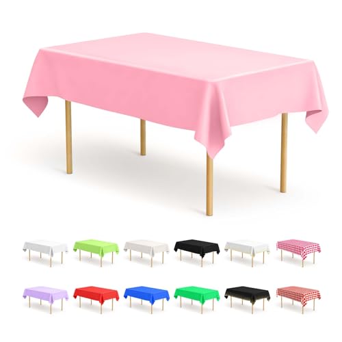 BOUBONI 4 Stück Rosa Einweg Tischdecken 137 x 274 cm Rechteckige Party Tischdecke Geeignet für Hochzeiten Catering Outdoor und Themenveranstaltungen BOUBONI 4 Stück Rosa Einweg Tischdecken 137 x 274 cm Rechteckige Party Tischdecke Geeignet für Hochzeiten Catering Outdoor und Themenveranstaltungen von BOUBONI