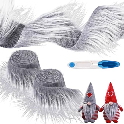 2 Stück Kunstfell Band Kunstpelz Fellstoff, Kunstfell zum Basteln, 5x150cm Kunstfell Stoff, Dekoband Plüsch Trim Stoffrolle ideal zum Basteln, Nähen, Dekorieren 2 Stück Kunstfell Band Kunstpelz Fellstoff, Kunstfell zum Basteln, 5x150cm Kunstfell Stoff, Dekoband Plüsch Trim Stoffrolle ideal zum Basteln, Nähen, Dekorieren von BOUFEIDA