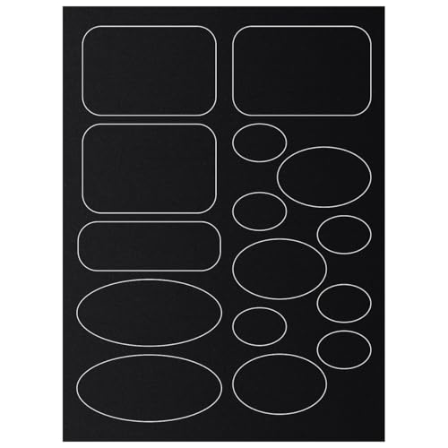 BOUMVID Daunenjacken Flicken aus Nylon, Selbstklebend Reparatur Klebeband Flicken, Wasserdichter Selbstklebende Reparaturflicken für Daunenjacke, Jacken, Zelte, Oberbekleidung (15 Stück, Schwarz) von BOUMVID