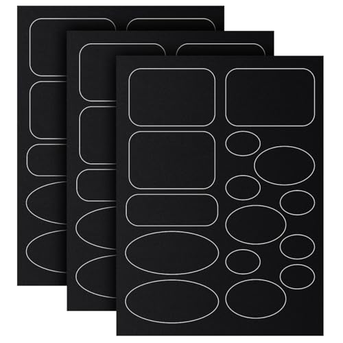 BOUMVID Daunenjacken Flicken aus Nylon, Selbstklebend Reparatur Klebeband Flicken, Wasserdichter Selbstklebende Reparaturflicken für Daunenjacke, Jacken, Zelte, Oberbekleidung (45 Stück, Schwarz) von BOUMVID