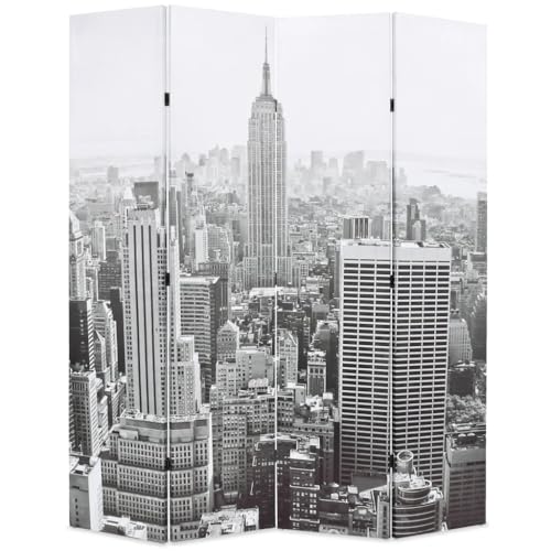 Möbel, Raumteiler, zusammenklappbar, 160 x 170 cm, New York by Day, Schwarz und Weiß Möbel, Raumteiler, zusammenklappbar, 160 x 170 cm, New York by Day, Schwarz und Weiß von BOWEKAM