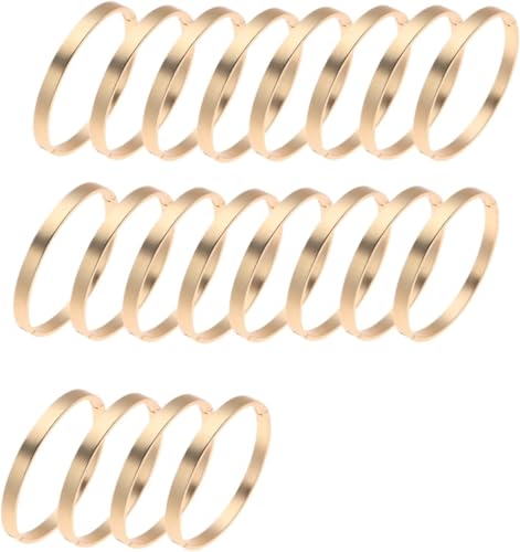 20 Stück goldene Metall-Binderinge zum Organisieren von losen Blättern, Büchern, Karten – langlebige kleine Buchbinderinge für Büro, Schule, Zuhause, DIY-Projekte 20 Stück goldene Metall-Binderinge zum Organisieren von losen Blättern, Büchern, Karten – langlebige kleine Buchbinderinge für Büro, Schule, Zuhause, DIY-Projekte von BOWINGBO