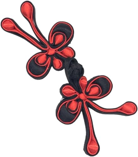 Kleiderverschlüsse, Blume, Frosch, chinesischer Knoten, handgewebt, Schmetterling, chinesischer Cheongsam-Knoten, Knopfverschluss, Bandverschluss, Kostüm, Hemd, Anzug, DIY, Nähen, Basteln, Nähen, für von BOWINGBO