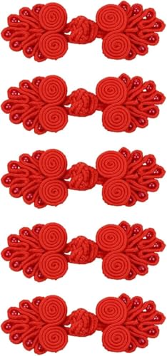 Kostüm-Knöpfe, traditionelle Knoten, chinesische Verschlussknöpfe, chinesische Knoten, Froschknöpfe, Verschluss, Nähverschlüsse für Pullover, Umhang, Mäntel, Schal, Strickjacke und Kostüme, Outfit von BOWINGBO