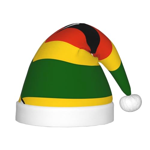 Flagge von Simbabwe Weihnachtsmütze, Weihnachtsmützen für Jungen und Mädchen, Xmas Hut für Neujahr Festliche Party Dekoration, Rot Flagge von Simbabwe Weihnachtsmütze, Weihnachtsmützen für Jungen und Mädchen, Xmas Hut für Neujahr Festliche Party Dekoration, Rot von BOXILTD
