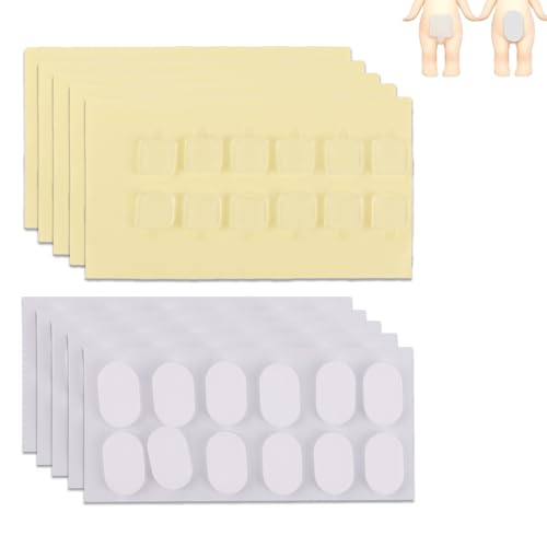 120 Stück Klebeband für Sonny Angel Hipper, Doppelseitig Klebeknete Sichere Transparente Stickerpads für Minifiguren DIY-Dekoration Ablösbar & Rückstandsfrei von BOXOB