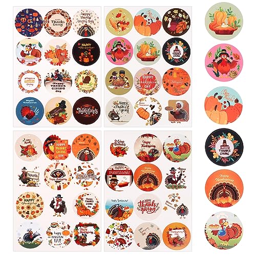 240 Stück Runde Aufkleber Herbst, verschiedene Muster Herbst Aufkleber, Happy Thanksgiving Runde Aufkleber Siegelaufkleber Rund Thanksgiving Aufkleber Dekorationszubehör 240 Stück Runde Aufkleber Herbst, verschiedene Muster Herbst Aufkleber, Happy Thanksgiving Runde Aufkleber Siegelaufkleber Rund Thanksgiving Aufkleber Dekorationszubehör von BOXOB