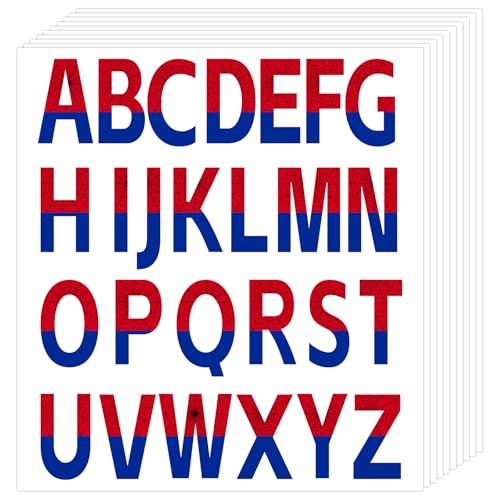 BOXOB 10 Bögen Blaue und Rote Buchstaben Aufkleber, 4,4cm Spinne Selbstklebende Wasserdichte Alphabet-Buchstabenaufkleber Vinyl Leicht Anzubringen Abzuziehen Wasserflasche Tür Auto DIY-Dekoration BOXOB 10 Bögen Blaue und Rote Buchstaben Aufkleber, 4,4cm Spinne Selbstklebende Wasserdichte Alphabet-Buchstabenaufkleber Vinyl Leicht Anzubringen Abzuziehen Wasserflasche Tür Auto DIY-Dekoration von BOXOB