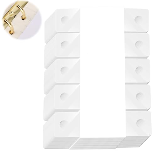 BOXOB 300 Stück Stabile Ringbuch-Aufkleber, Transparente Lochverstärkungs-Aufkleber Selbstklebende Loch-Etiketten Büro Schulbedarf für Dokumente Ringbuch Rechnung Papier Postkarten Fotos von BOXOB