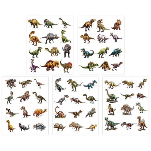 BOXOB 60 Stück Jurassic Dinosaurier Aufkleber für Kinder, Wasserdichte Vinyl-Dino Aufkleber Coole Tier Abziehbilder für Jungen und Mädchen Wasserflasche Scrapbook Laptop Skateboard Partyzubehör BOXOB 60 Stück Jurassic Dinosaurier Aufkleber für Kinder, Wasserdichte Vinyl-Dino Aufkleber Coole Tier Abziehbilder für Jungen und Mädchen Wasserflasche Scrapbook Laptop Skateboard Partyzubehör von BOXOB