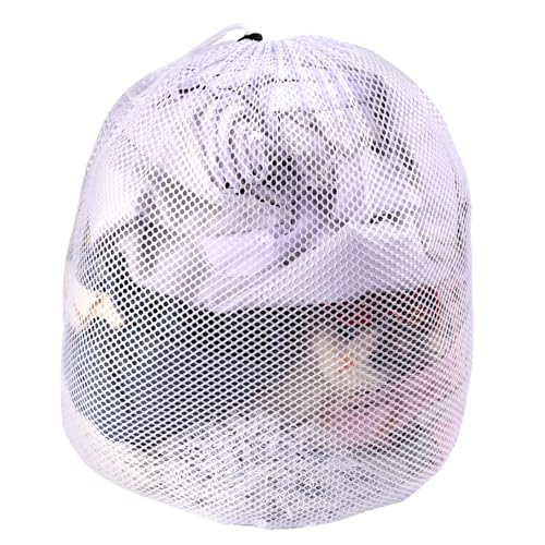 BOXOB 60x80cm Wäschesack aus Netzstoff mit Kordelzug, Maschinenwaschbar Weiß Wäschebeutel für Zuhause Hotel Wohnheim Wohnung Reisen Camp Aufbewahrung BOXOB 60x80cm Wäschesack aus Netzstoff mit Kordelzug, Maschinenwaschbar Weiß Wäschebeutel für Zuhause Hotel Wohnheim Wohnung Reisen Camp Aufbewahrung von BOXOB