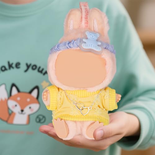 BOXOB Niedliche Kleidung für Puppen, Verkleidungskleidung für Plüschpuppen Partydekoration Stilvolles Gelb-Blaues Outfit Schickes Set mit Halskette zum Spielen und Präsentieren von Plüschtieren BOXOB Niedliche Kleidung für Puppen, Verkleidungskleidung für Plüschpuppen Partydekoration Stilvolles Gelb-Blaues Outfit Schickes Set mit Halskette zum Spielen und Präsentieren von Plüschtieren von BOXOB