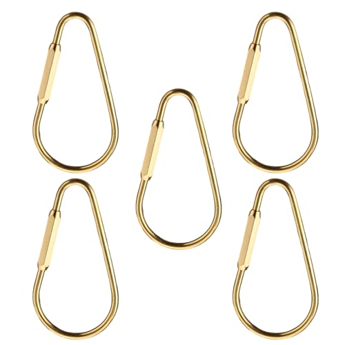Eleganter Schmuckanhänger, Verbindungskette, Kupfer, geeignet für Handarbeit, Liebhaber, Schlüsselanhänger mit sicherer Feststellschraube, 5 Stück von BOYANDM