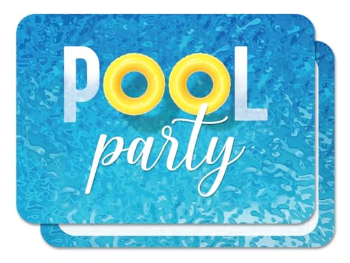BOYATONG 12x Einladungskarten Einladung Poolparty Kinder, Schwimmring Kindergeburtstag Jungen Mädchen Deko, Badespaß, Schwimmen, Schöne und Bunte Einladung BOYATONG 12x Einladungskarten Einladung Poolparty Kinder, Schwimmring Kindergeburtstag Jungen Mädchen Deko, Badespaß, Schwimmen, Schöne und Bunte Einladung von BOYATONG