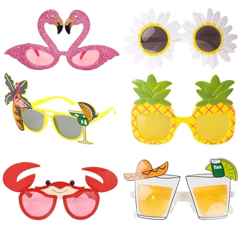 6pcs Novel & Fun Hawaiian Style Party Glasses Fashion Glasses Novelty Glasses Sunglasses Pool & Birthday Parties, Travel, Outdoor Sports, Fashion Styling, Hawaiian - Themed Party Photo Props 6pcs Novel & Fun Hawaiian Style Party Glasses Fashion Glasses Novelty Glasses Sunglasses Pool & Birthday Parties, Travel, Outdoor Sports, Fashion Styling, Hawaiian - Themed Party Photo Props von BOZILY