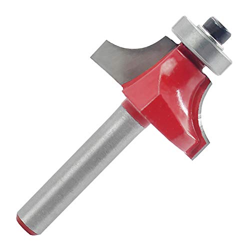 BOZONLI Abrundfräser 6mm Schaft, Abrundfräser Rund Router Bit Standard Fräser für Holz, Fräser für Oberfräse, Radius 3/8 ''(9,5mm) von BOZONLI