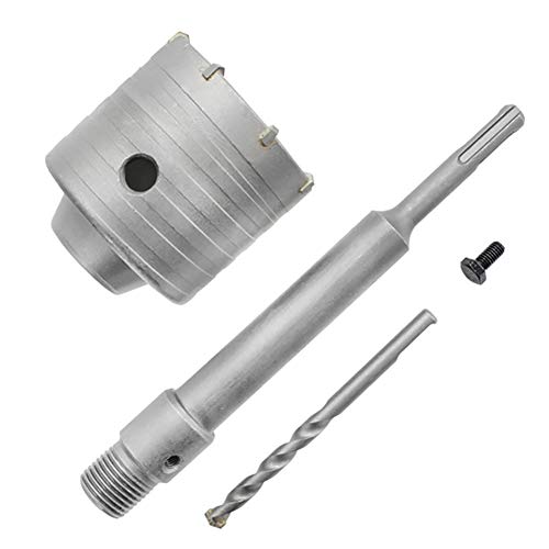 BOZONLI Ø 65mm Hohl-Bohrkrone mit SDS-Plus Adapter 200mm & Zentrierbohrer, Lochsägen Bohrer für Beton Betonwand Wände, für Hammerschlagfest Dosenbohrer BOZONLI Ø 65mm Hohl-Bohrkrone mit SDS-Plus Adapter 200mm & Zentrierbohrer, Lochsägen Bohrer für Beton Betonwand Wände, für Hammerschlagfest Dosenbohrer von BOZONLI