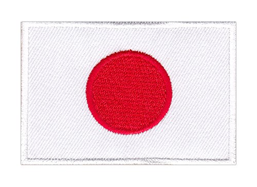 Flagge Japan Aufnäher zum aufbügeln oder aufnähen Bügelbild Aufbügler für Kleidung gestickter Bügelpatch Applikation Patch Größe 7,2 x 4,8 cm Flagge Japan Aufnäher zum aufbügeln oder aufnähen Bügelbild Aufbügler für Kleidung gestickter Bügelpatch Applikation Patch Größe 7,2 x 4,8 cm von BP BRAUNERT PATCHES