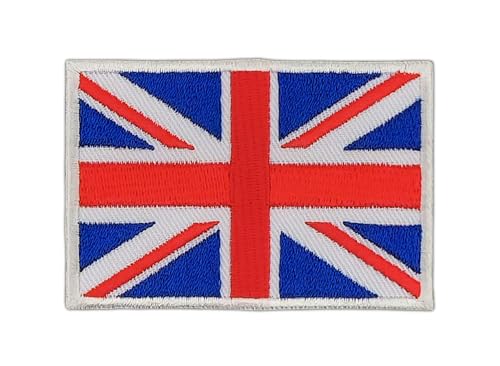 Flagge UK Großbritannien Union Jack Aufnäher zum aufbügeln oder aufnähen Bügelbild Aufbügler für Kleidung gestickter Bügelpatch Applikation Patch Größe 6,9 x 4,8 cm Flagge UK Großbritannien Union Jack Aufnäher zum aufbügeln oder aufnähen Bügelbild Aufbügler für Kleidung gestickter Bügelpatch Applikation Patch Größe 6,9 x 4,8 cm von BP BRAUNERT PATCHES