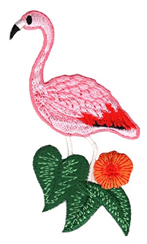 Flamingo Vogel Aufnäher zum aufbügeln oder aufnähen Bügelbild Aufbügler für Kleidung gestickter Bügelpatch Applikation Patch Größe 5,4 x 9,0 cm Flamingo Vogel Aufnäher zum aufbügeln oder aufnähen Bügelbild Aufbügler für Kleidung gestickter Bügelpatch Applikation Patch Größe 5,4 x 9,0 cm von BP BRAUNERT PATCHES