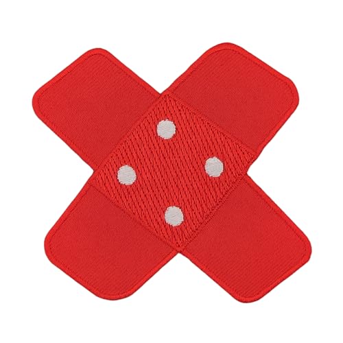 Pflaster Rot Aufnäher zum aufbügeln oder aufnähen Bügelbild Aufbügler für Kleidung gestickter Bügelflicken Applikation Bügelpatch Flicken Hosenpflaster Patch Größe 7,5 x 7,0 cm Pflaster Rot Aufnäher zum aufbügeln oder aufnähen Bügelbild Aufbügler für Kleidung gestickter Bügelflicken Applikation Bügelpatch Flicken Hosenpflaster Patch Größe 7,5 x 7,0 cm von BP BRAUNERT PATCHES